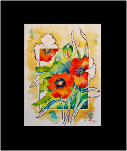 2020 Nr. 338 a Mohnblüten abstrakt