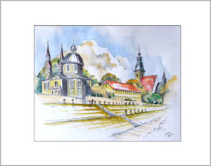 Kloster in Neuzelle ,40×50 cm, Nr.355