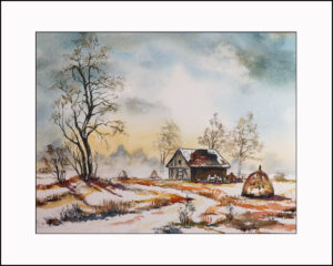 2025 Nr. 599 Wintermorgen im Spreewald