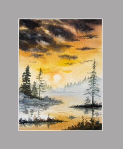 2025 Nr. 643 Sonnenuntergang am Waldsee 2025 Nr. 643 Sonnenuntergang am Waldsee