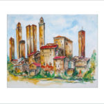 San Gimignano in der Toskana – 40 x50 cm (Nr. 23 )