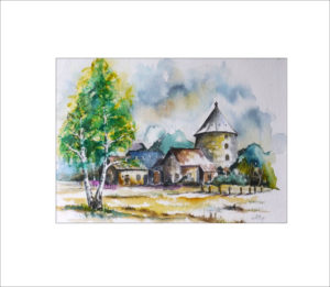 Holländermühle in Sielow – 40 x 50 cm (Nr. 82)