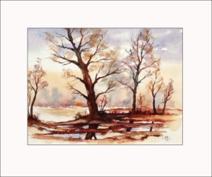 Spreewaldwinter – 40 x 50 cm (Nr. 180)