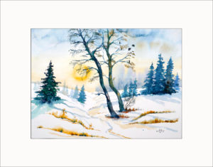 Winterlandschaft – 40 x 50 cm (Nr. 133)