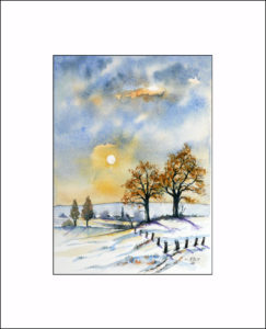 Wintertag – 30 x 40 cm (Nr. 172)